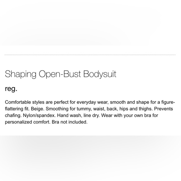 New! Shaping Open-Bust Bodysuit AVON Studio 1886 - Picture 10 of 11